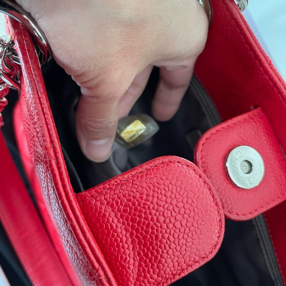 Authentic Chanel Red PST - Picture 11 of 13